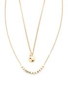 Forever21 Ball Pendant Necklace Set