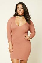 Forever21 Plus Women's  Amber Plus Size Bodycon Dress