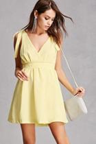 Forever21 Self-tie Shoulder Mini Dress