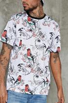 Forever21 Bird Floral Print Tee