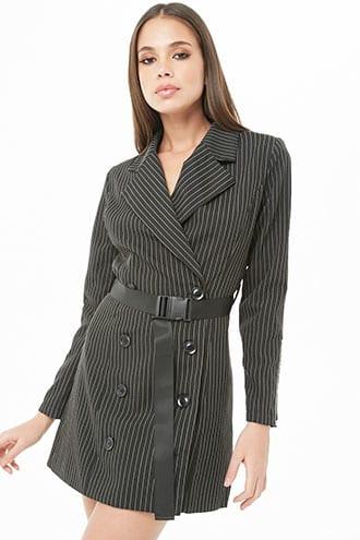 Forever21 Pinstriped Blazer Dress