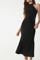 Forever21 Mock Neck Mermaid Midi Dress