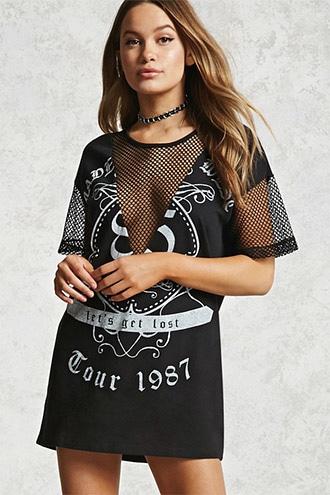 Forever21 Tour 1987 Mini T-shirt Dress
