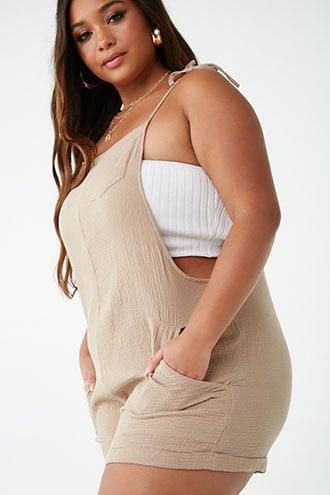 Forever21 Plus Size Crinkle Cami Romper