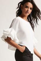 Forever21 12x12 Ruffle Dolman Top