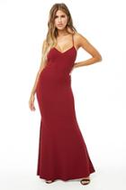 Forever21 Ladder Cutout Cross-back Mermaid Gown