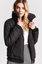 Forever21 Zip-up Puffer Jacket