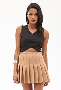 Forever21 Pleated Skater Skirt