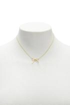 Forever21 Bow Charm Necklace