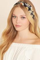 Forever21 Daisy Print Twisted Headwrap