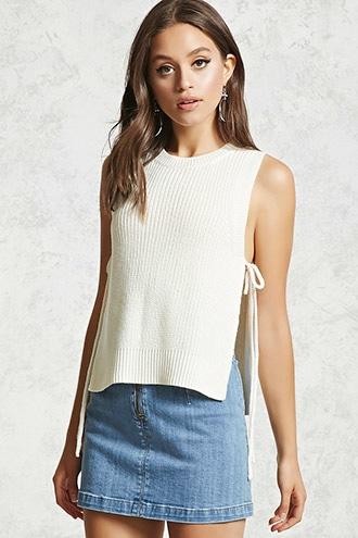 Forever21 Sleeveless Sweater Knit Top