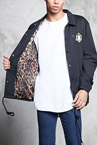 Forever21 Invincible Graphic Coach Jacket