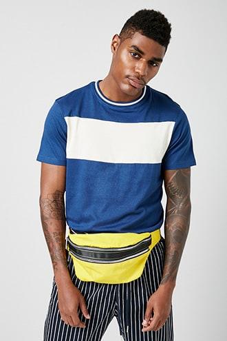 Forever21 Drill Clothing Colorblock Tee