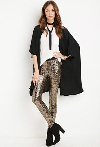 Forever21 Sequin Leggings