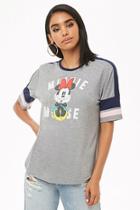 Forever21 Minnie Mouse Graphic Varsity Tee