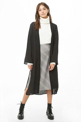 Forever21 Chiffon Duster Jacket