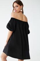 Forever21 Poplin Off-the-shoulder Mini Dress