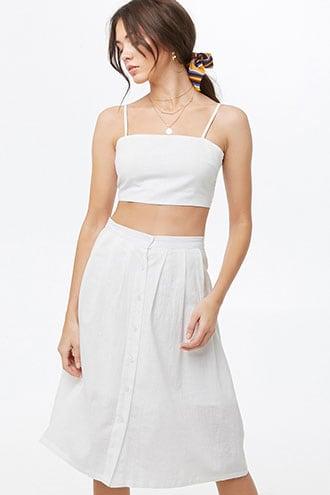 Forever21 Crop Top & Skirt Set