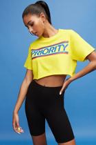 Forever21 Usps Priority Boxy Crop Top
