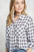 Forever21 Checkered Button-down Shirt