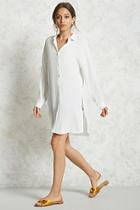Forever21 Button-front Shirt Dress