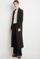 Love21 Shawl Collar Maxi Cardigan