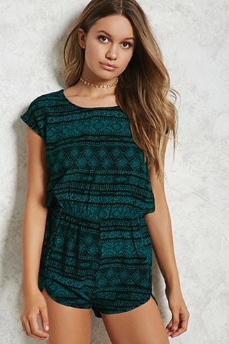 Forever21 Tribal-inspired Romper
