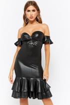 Forever21 Off-the-shoulder Flounce Hem Dress