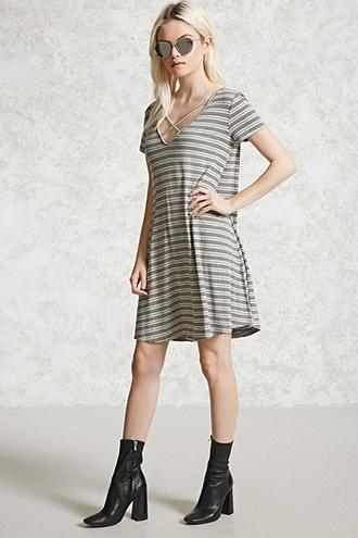 Forever21 Striped Swing Dress