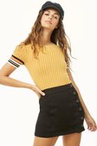 Forever21 Button-loop Mini Skirt