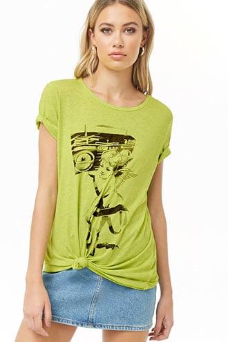 Forever21 Radio Angel Graphic Tee