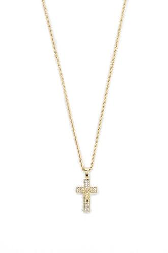 Forever21 Men Techno Pave Pendant Necklace
