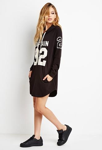 Forever21 Captain Longline Hoodie