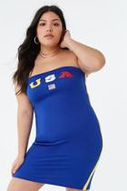 Forever21 Plus Size Usa Graphic Tube Dress