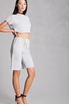 Forever21 Ash Rain + Oak Raw-cut Shorts