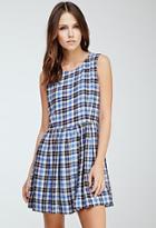 Forever21 Pleated Plaid A-line Dress