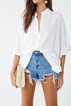 Forever21 Ruffle Trim Shirt
