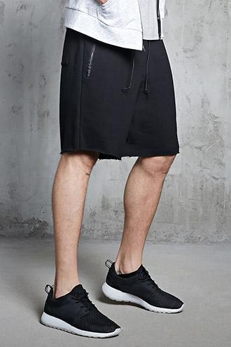 Forever21 French Terry Zippered Shorts