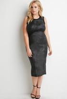 Forever21 Plus Sheeny Mineral Wash Dress
