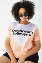Forever21 Plus Size Daydream Graphic Tie-dye Tee