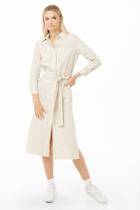 Forever21 Herringbone Button-down Tunic