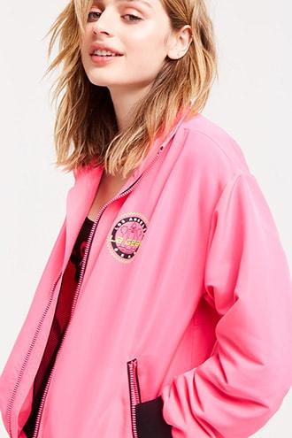 Forever21 L.a. Gear Graphic Logo Windbreaker