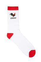 Forever21 Men Cocky Crew Socks
