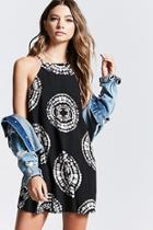 Forever21 Abstract Print Shift Dress