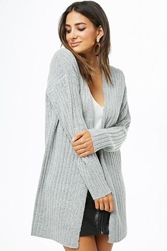 Forever21 Brushed Ribbed Cardigan