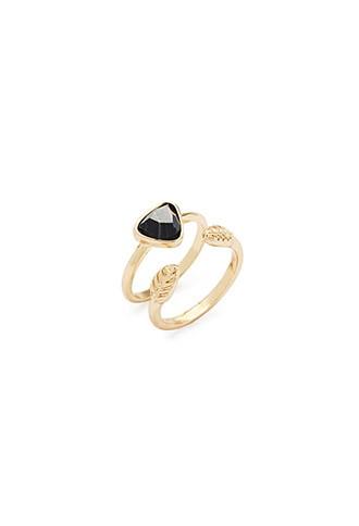 Forever21 Leaf Ring Set