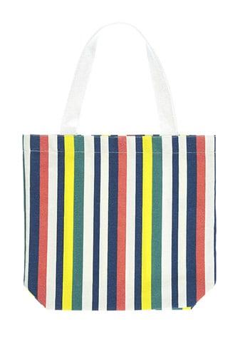 Forever21 Striped Shopper Tote Bag