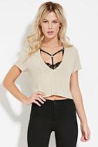 Forever21 Women's  Boxy Scoop-neck Top