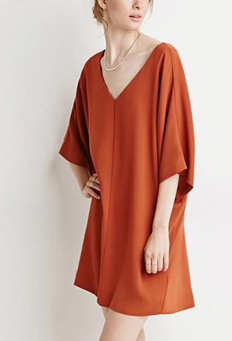 Love21 Women's  Dolman Shift Dress