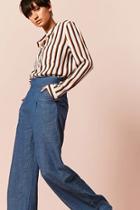 Forever21 Frayed Wide-leg Pants